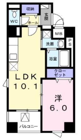 シュバリエの物件間取画像